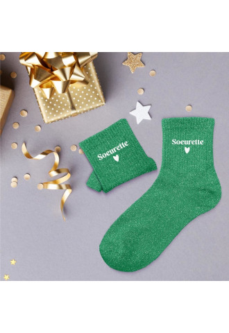 CHAUSSETTES PAILLETTES...