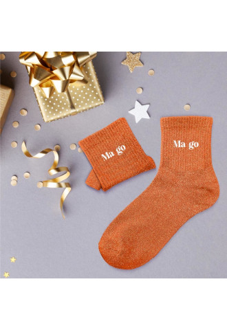 CHAUSSETTES PAILLETTES MA GO.