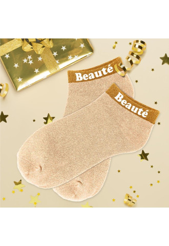 SOCQUETTES PAILLETTES BEAUTE.