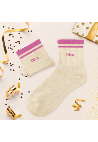 CHAUSSETTES PAILLETTES À...