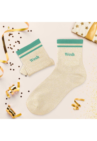 CHAUSSETTES PAILLETTES À...
