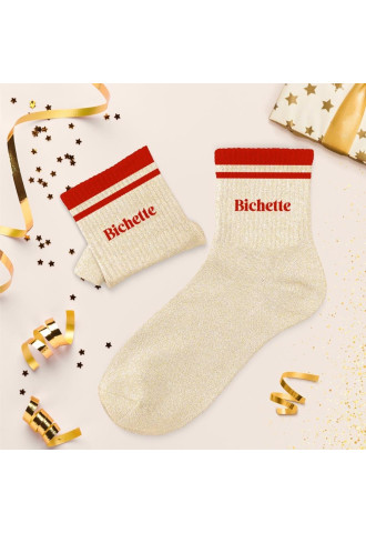 CHAUSSETTES PAILLETTES À...