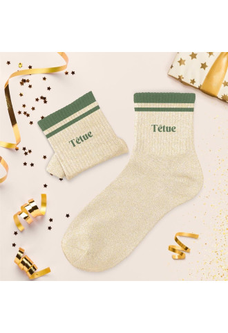 CHAUSSETTES PAILLETTES À...