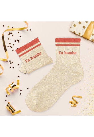 CHAUSSETTES PAILLETTES À...