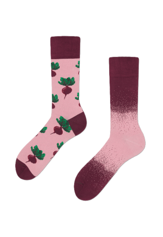 CHAUSSETTES AVEC BETTERAVE