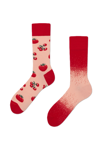 CHAUSSETTES AVEC DES TOMATES