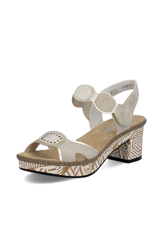 NU PIEDS TALON A VELCRO...