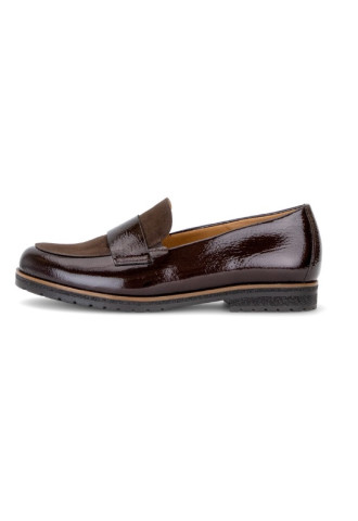 MOCASSIN CUIR VERNI MOCCA...
