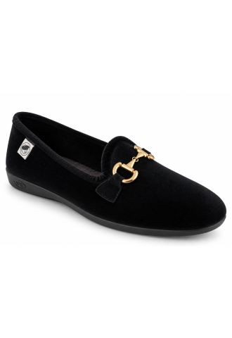 CHAUSSON BALLERINE NOIR/ APEC