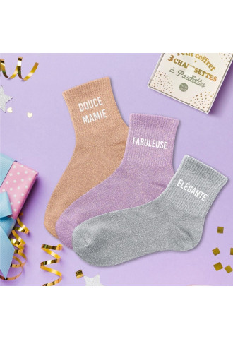 COFFRET TRIO CHAUSSETTES...