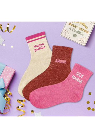 COFFRET TRIO CHAUSSETTES...