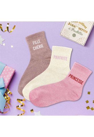 COFFRET TRIO CHAUSSETTES...