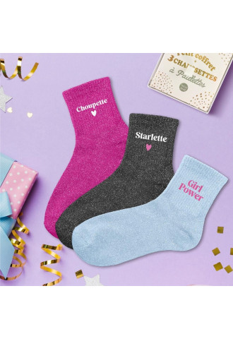 COFFRET TRIO CHAUSSETTES...