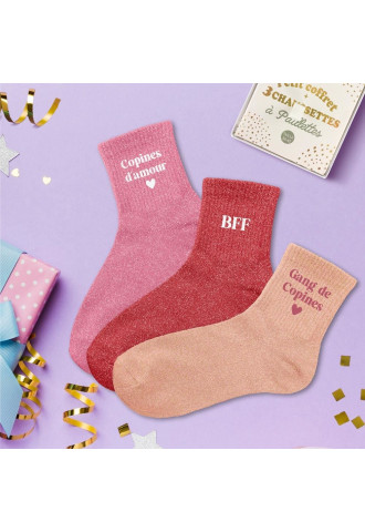 COFFRET TRIO CHAUSSETTES...