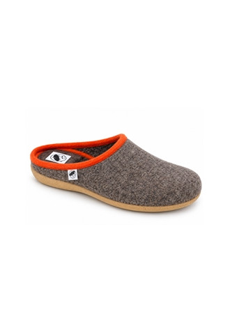 MULE FEUTRE DE LAINE BEIGE/...