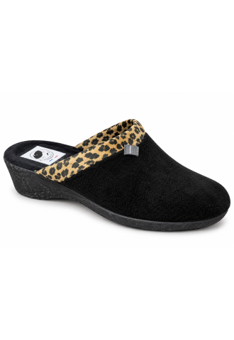 MULE NOIRE ET LEOPARD A...