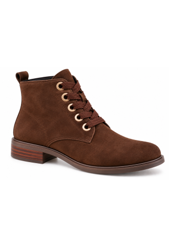 BOTTINE MARRON/ MODELE FEUTRE
