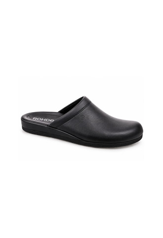 MULE CUIR NOIR ROHDE /...