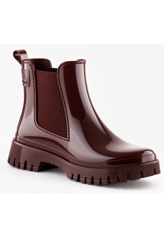 BOTTINE DE PLUIE BORDEAUX-...