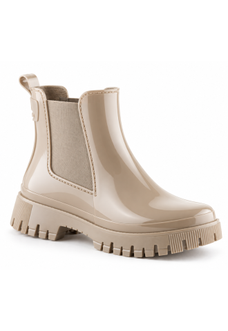 BOTTINE DE PLUIE TAUPE-...