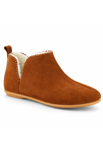 BOTILLON EN CUIR FOURRE...