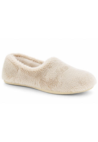 CHAUSSON CHAUD TAUPE / ROMANE