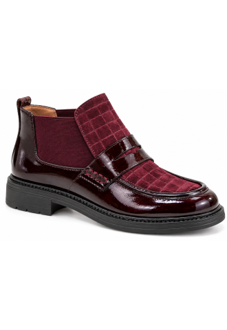 MOCASSIN MONTONT BORDEAUX