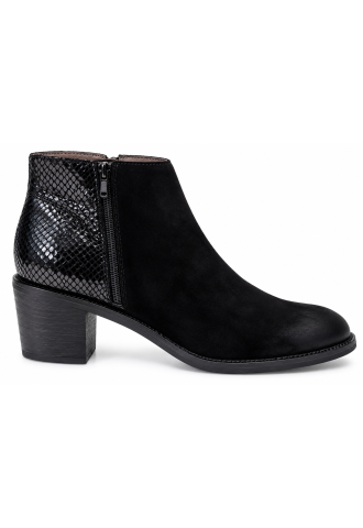 BOTTINE NUBUCK NOIR-...