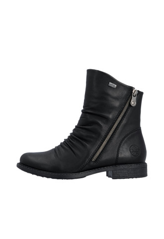 BOTTINE CUIR SOUPLE FRIPPE...
